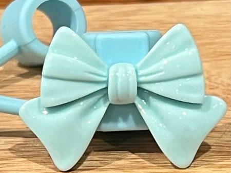 Aqua Bow Silicone Straw Topper 10mm Cheap