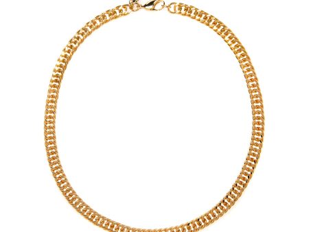 22k Gold Plated Double Curb Chain Sale