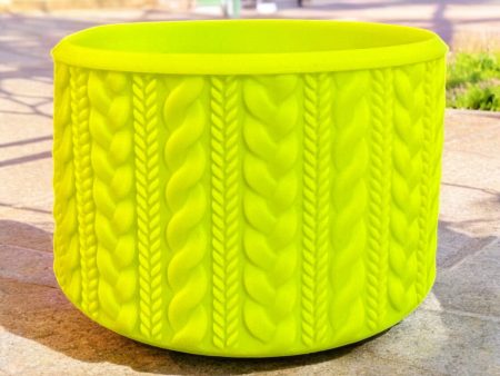 CHRISTINE (Chartreuse) SWEATER Silicone Tumbler Boot Online Hot Sale