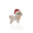 Bichon Frise Christmas Adorable Pooch Pin on Sale