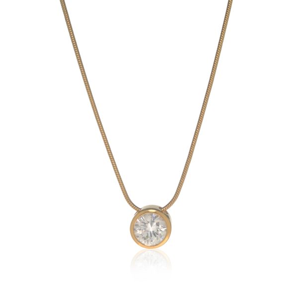 14k Yellow Gold CZ Bezel Snake Chain Necklace Fashion