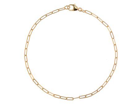 22k Gold Plated Sterling Silver  Chain Bracelet 7  Online now