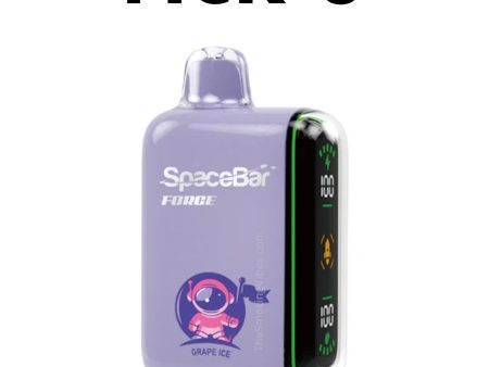 Spacebar Force 5% 20k Puffs Pick 3 Online Sale