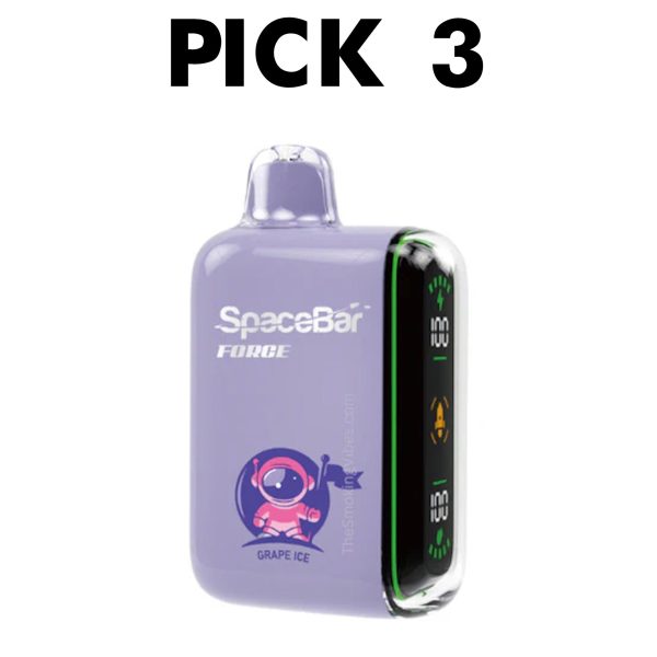 Spacebar Force 5% 20k Puffs Pick 3 Online Sale