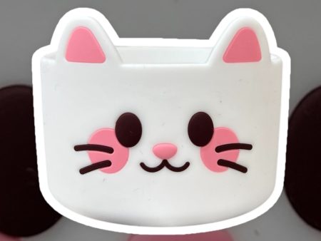 Animated White KITTY Silicone Tumbler Boot *READ DESCRIPTION* Fashion