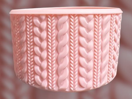 VICTORIA (Blush Pink) SWEATER Silicone Tumbler Boot on Sale