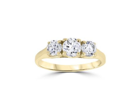 14k Yellow Gold Past Present Future Ring Sale