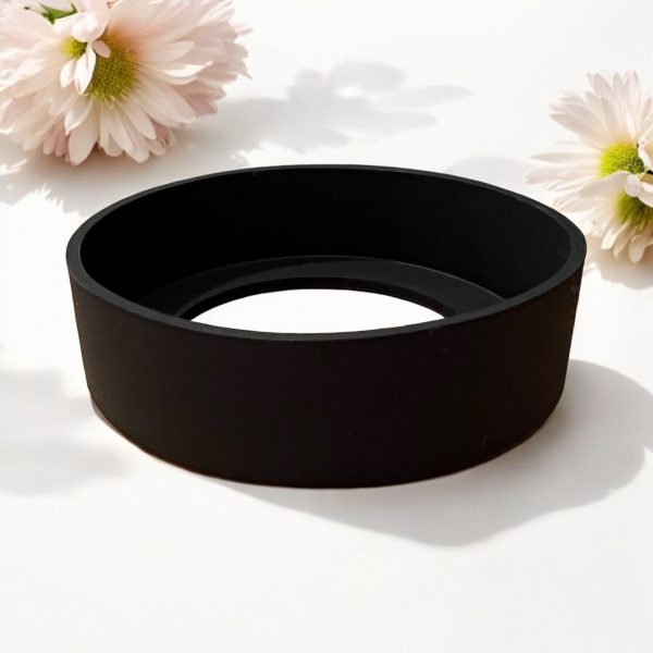 Black 7.25 cm Silicone Tumbler Bumper Hot on Sale