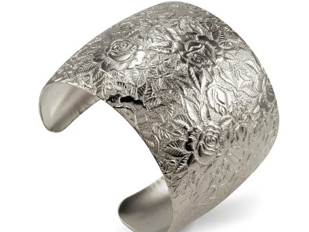 Silvertone Meadow Memory Cuff Bracelet Online