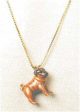 Brown Pug Adorable Pooch ® Necklace Online