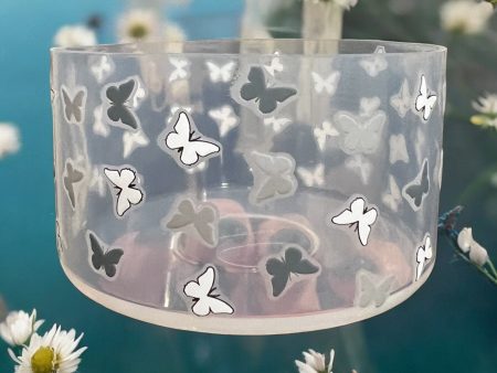 Achromatic Butterflies CLEAR Silicone Tumbler Boot on Sale