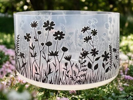 Black Wildflowers CLEAR Silicone Tumbler Boot Supply