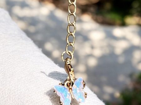 Iridescent Butterfly Handle Charm Online Sale