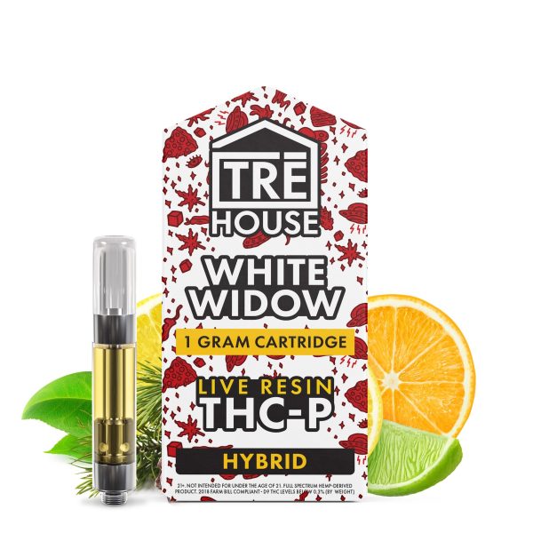 Tre House Live Resin White Widow THC-P Cartridge - 1000mg Fashion