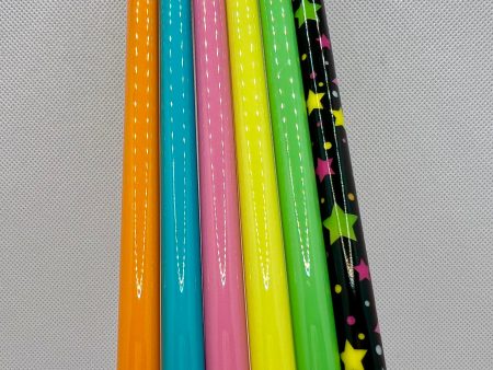 Assorted Solids 6-pack SET Straws (40oz Tumbler) Supply