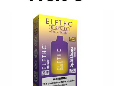 ELFTHC x Spliffboyz THC + Nic Vape - 5% Pick 5 Supply