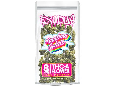 Exodus Rainbow Gelato THC-A Flower - 8g Discount