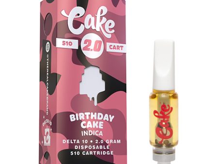 Cake Delta 10 Birthday Cake Cartridge - 2000mg Sale