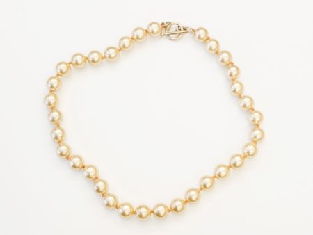 16  10mm Peach Pearl Necklace Fashion