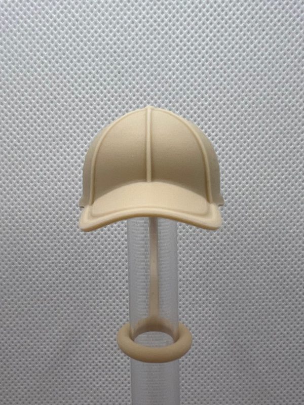 Beige Ballcap Silicone Straw Topper 10mm Sale