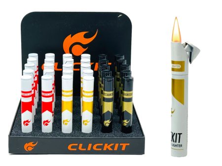 Clickit Cigarette Logo Lighter Sale