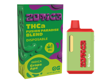 Zotica Green Hulk Grape Ape THC-A Vaporizer - 6000mg Online Sale