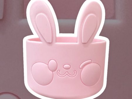 Solid Pink BUNNY Silicone Tumbler Boot *READ DESCRIPTION* Online now