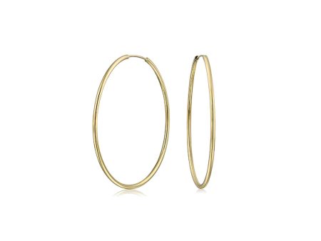 14k Gold Filled Hoops 1 2 inch Diameter Hot on Sale