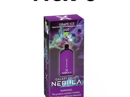 Nebula Galaxy Light 2% 5k Puffs Pick 3 For Discount