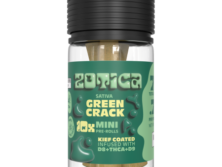 Zotica THC-A Blend Kief Green Crack Mini Pre-Rolls - 10ct For Discount