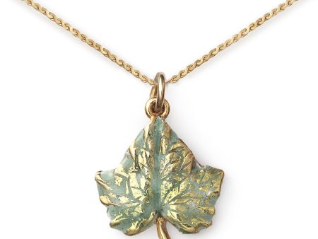 Ivy Pendant On 14k Gold Serpentine Chain Discount