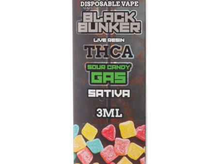 Black Bunker THC-A Live Resin Vaporizer - 3000mg Cheap