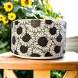 Monochrome Sunflower Silicone Tumbler Boot For Sale