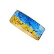 Van Gogh Wheatfield with Crows Goldtone Bangle Bracelet 1  Supply