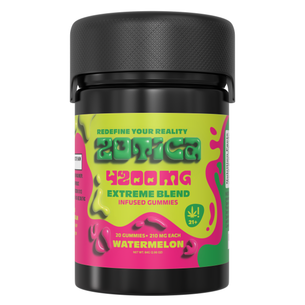 Zotica Extreme Blend Watermelon Gummies - 4200mg on Sale