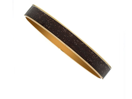 Thin Brown Stardust Bangle Bracelet Supply