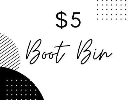 $ Boot Bin For Sale