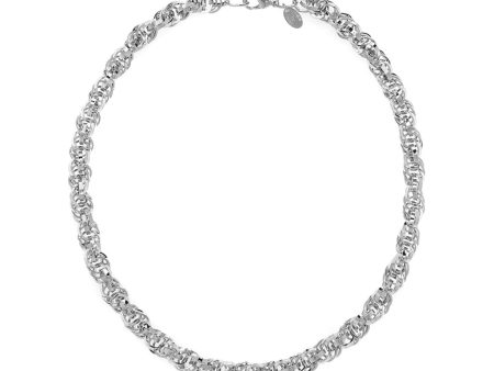 Rhodium Plated Multi Link Chain Online Sale