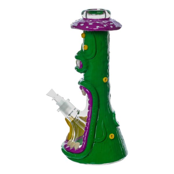 Green Eyed Toadstool Monster Bong - 13in Sale