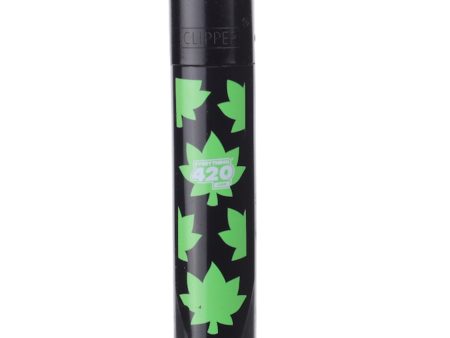 E420 Spike Leaf Clipper Lighter Fashion