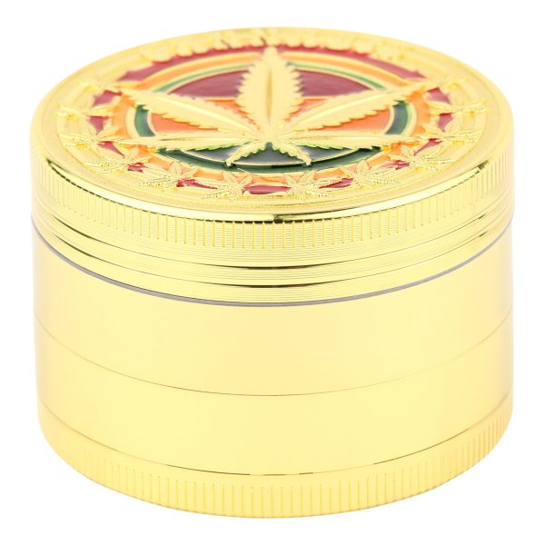 Rasta Leaf Grinder - 52mm Sale