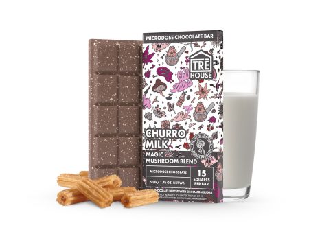 Tre House Magic Mushroom Churro Milk Chocolate Bar on Sale