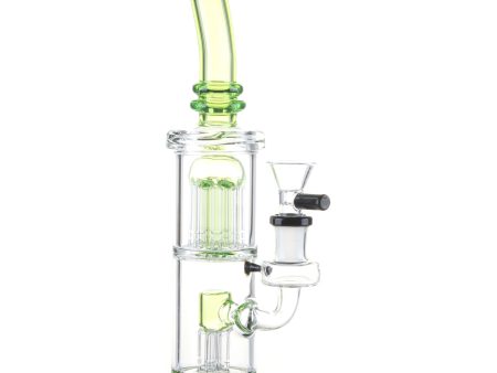 Twin Tree Chamber Perc Bong - 8in Discount