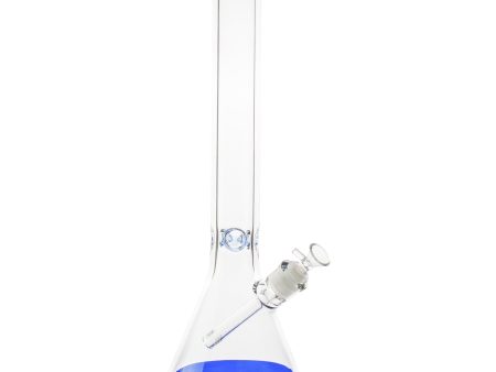 Color Tip Icey Beaker Bong - 18in Hot on Sale