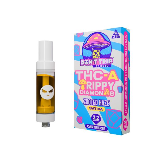 Dont Trip Shroom + THC-A Zooted Haze Cartridge - 2200mg For Cheap