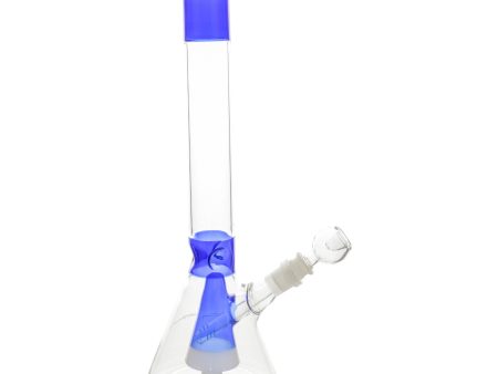 Collared Cap Beaker Bong - 14in Cheap