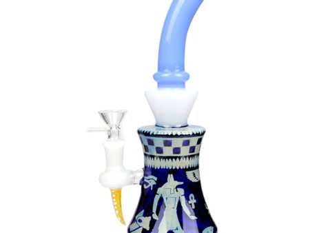 The Hieroglyphic Bong - 11in For Sale