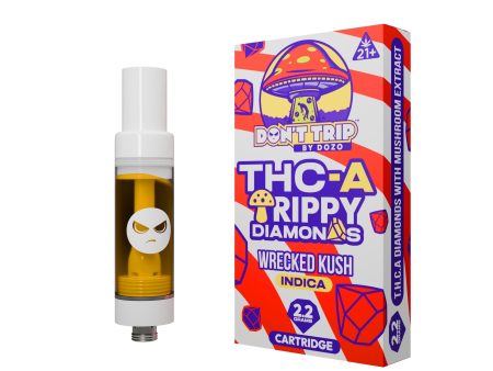 Dont Trip Shroom + THC-A Wrecked Kush Cartridge - 2200mg For Cheap