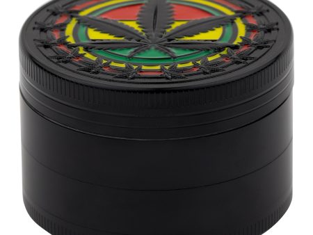 Rasta Leaf Grinder - 52mm Sale