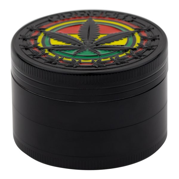 Rasta Leaf Grinder - 52mm Sale